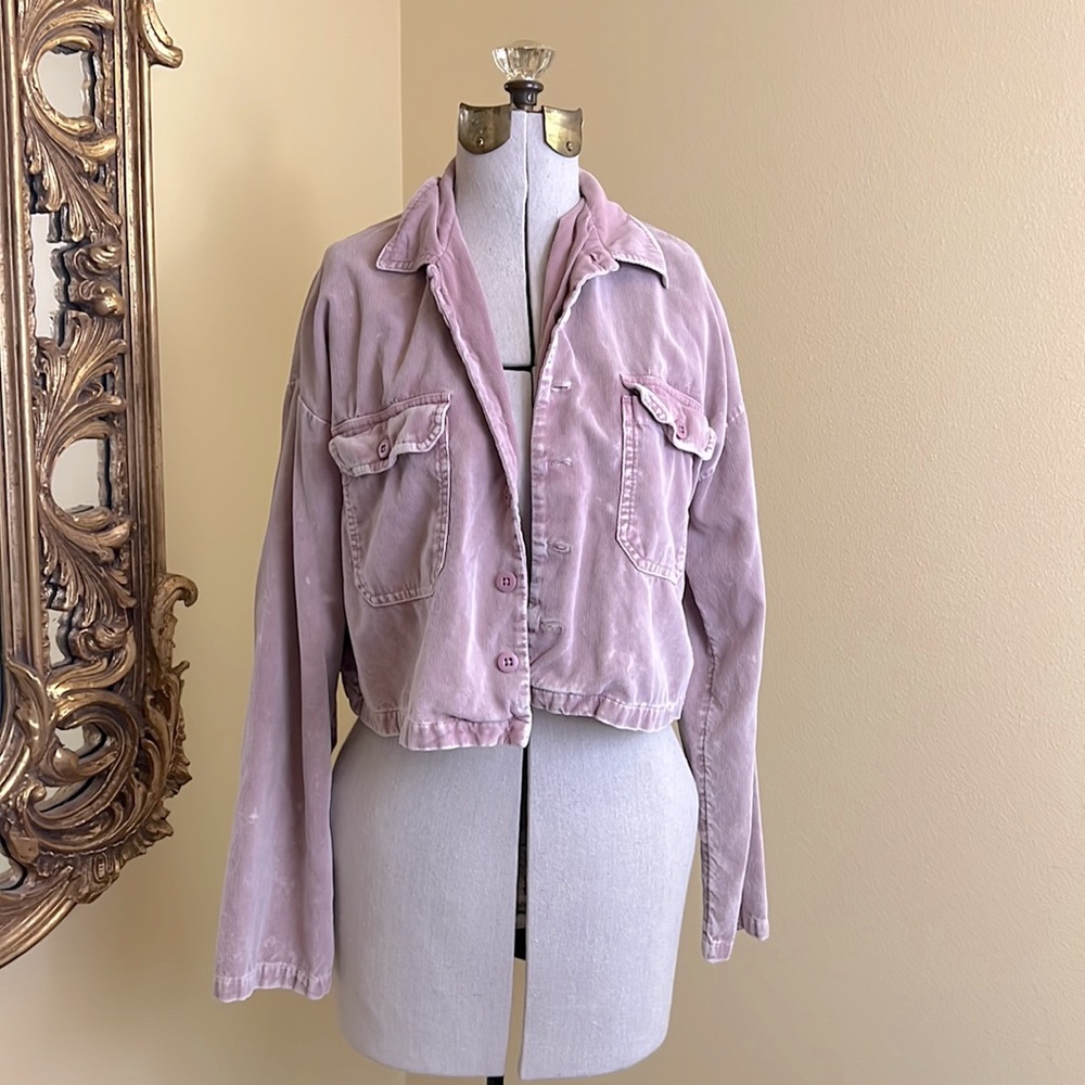 Pink Corduroy Forever 21 Button Down